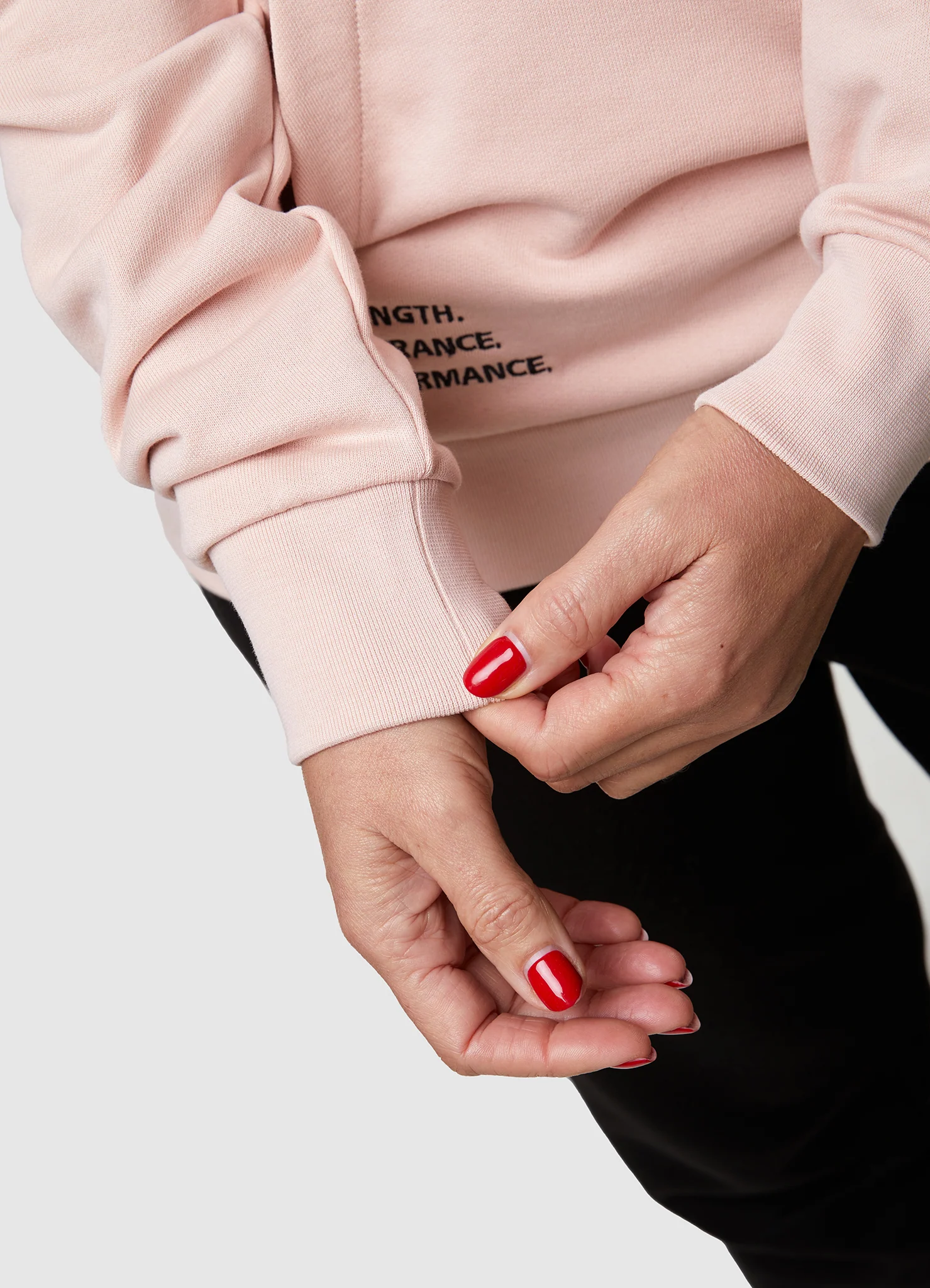 HOODIE DUSTY PINK - Women's - Image 10