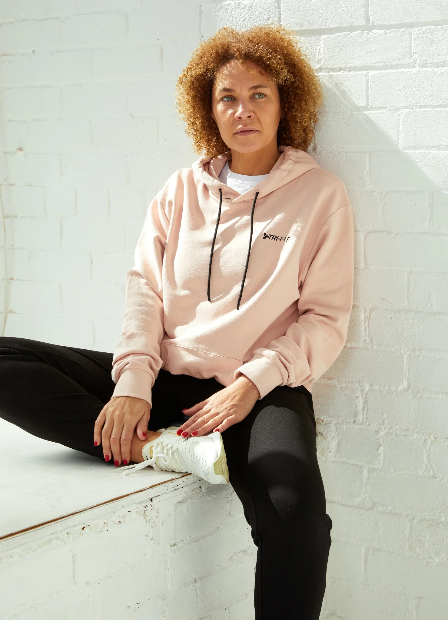 HOODIE DUSTY PINK - Women's - Image 12
