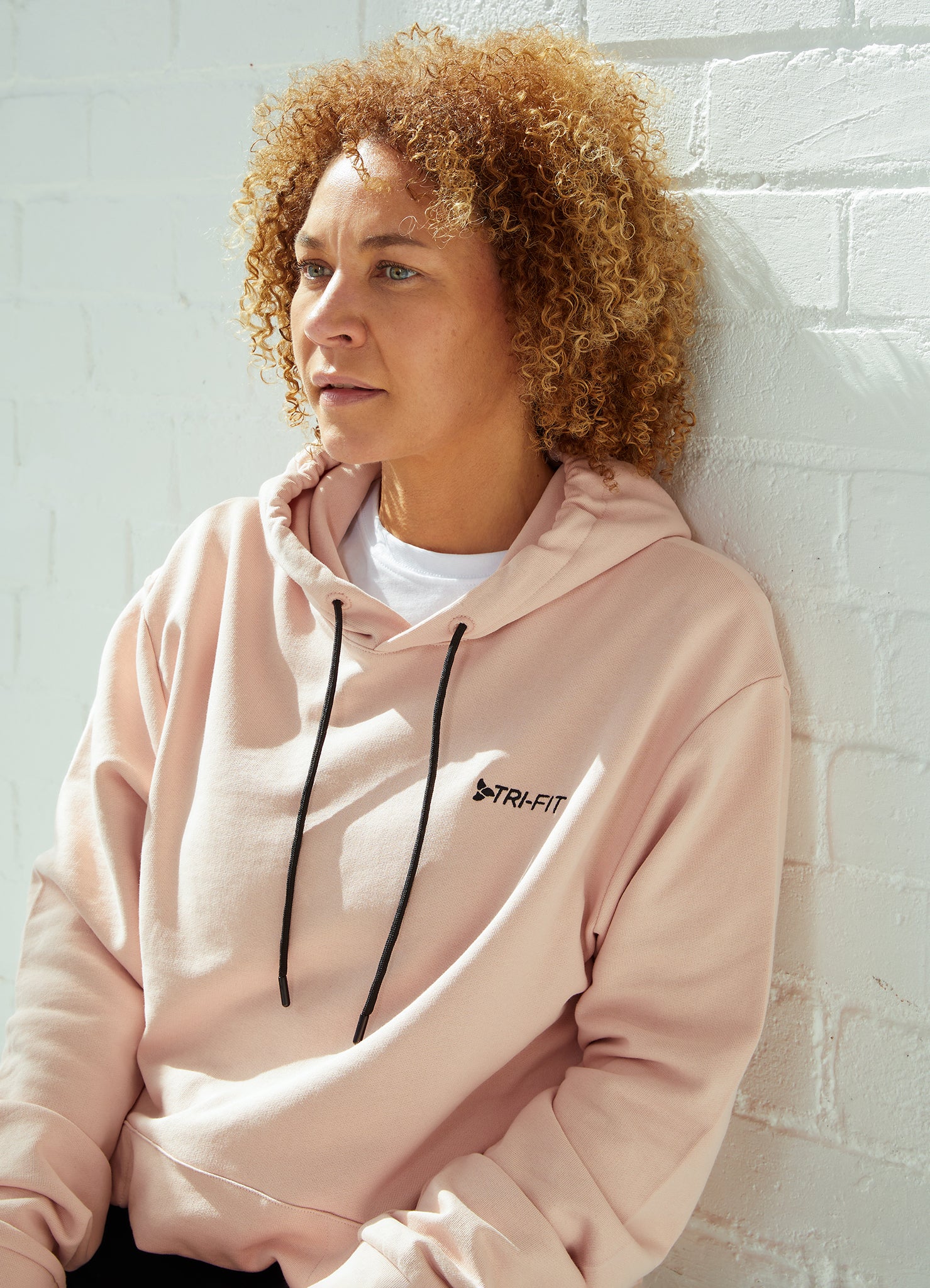 HOODIE DUSTY PINK - Women's - Image 13