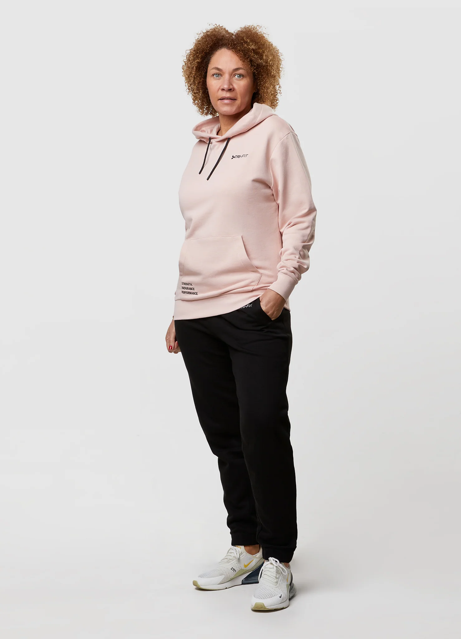 HOODIE DUSTY PINK - Women's - Image 3