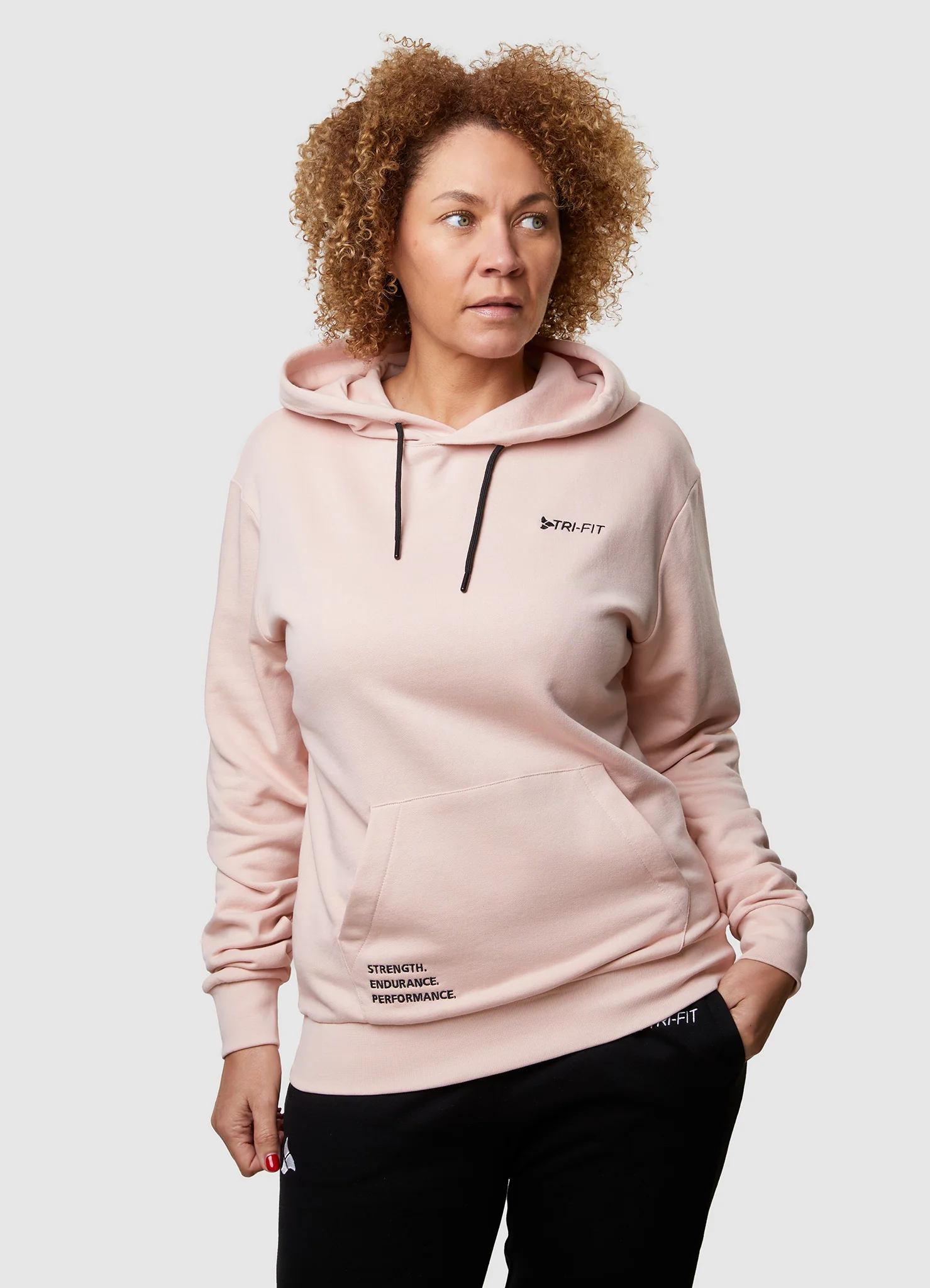 HOODIE DUSTY PINK - Women's - Image 4