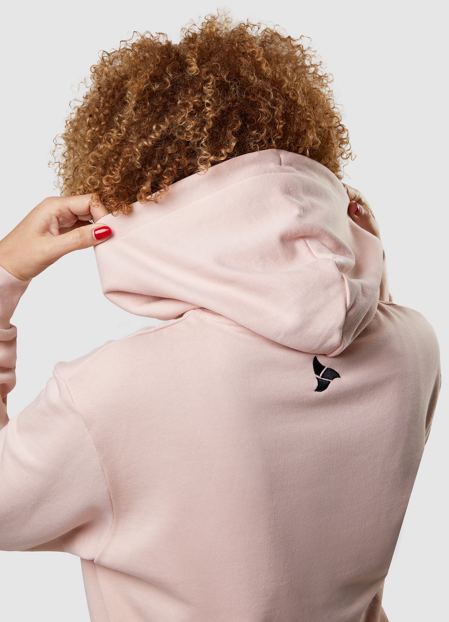 HOODIE DUSTY PINK - Women's - Image 6