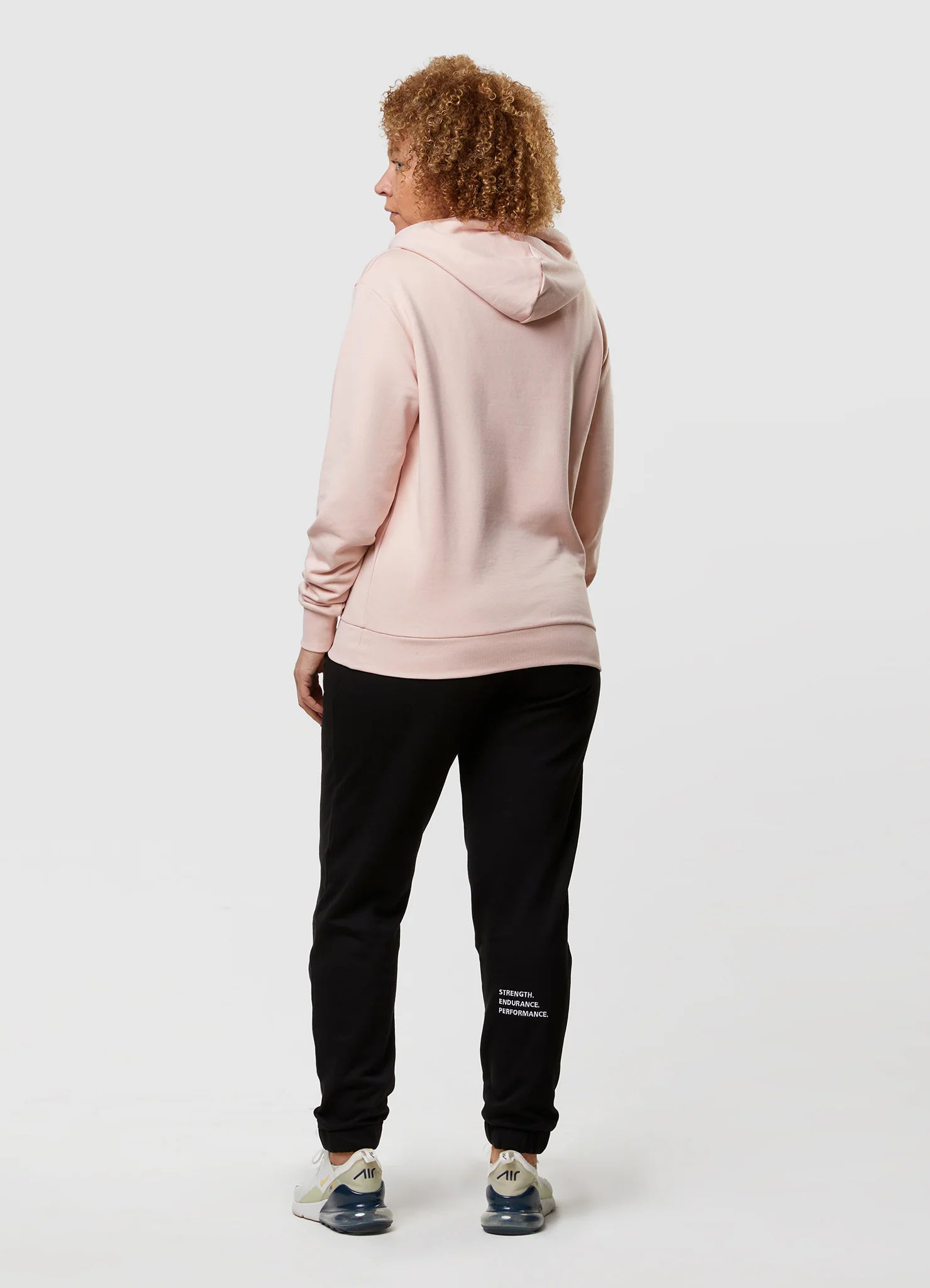 HOODIE DUSTY PINK - Women's - Image 8