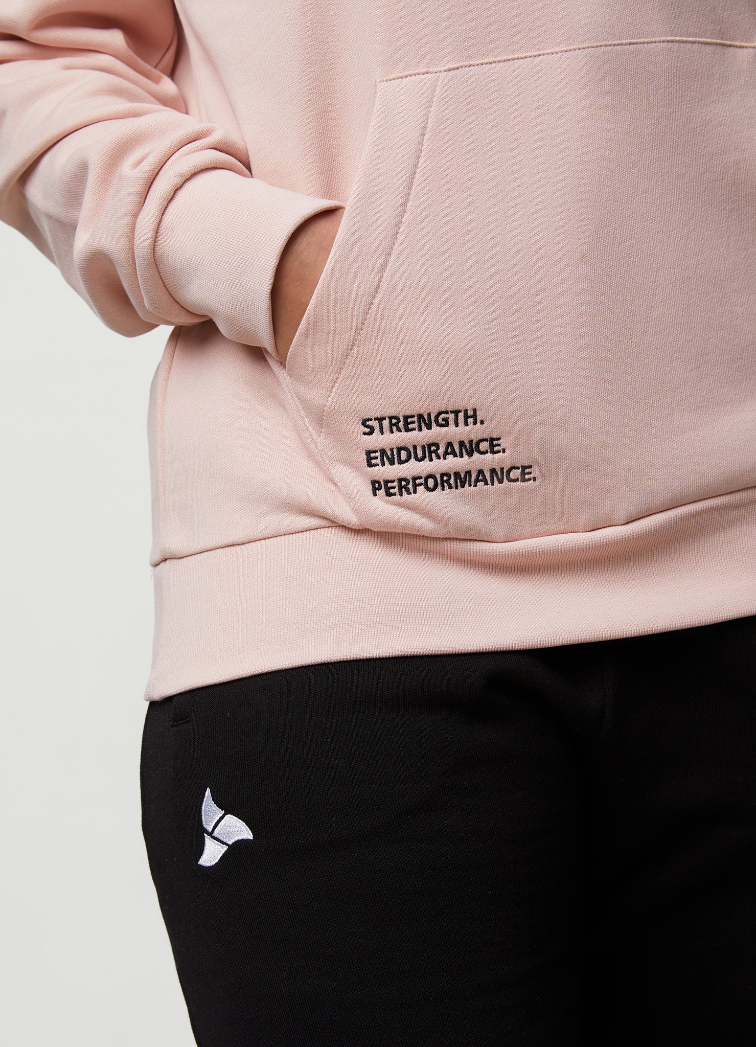 HOODIE DUSTY PINK - Women's - Image 9
