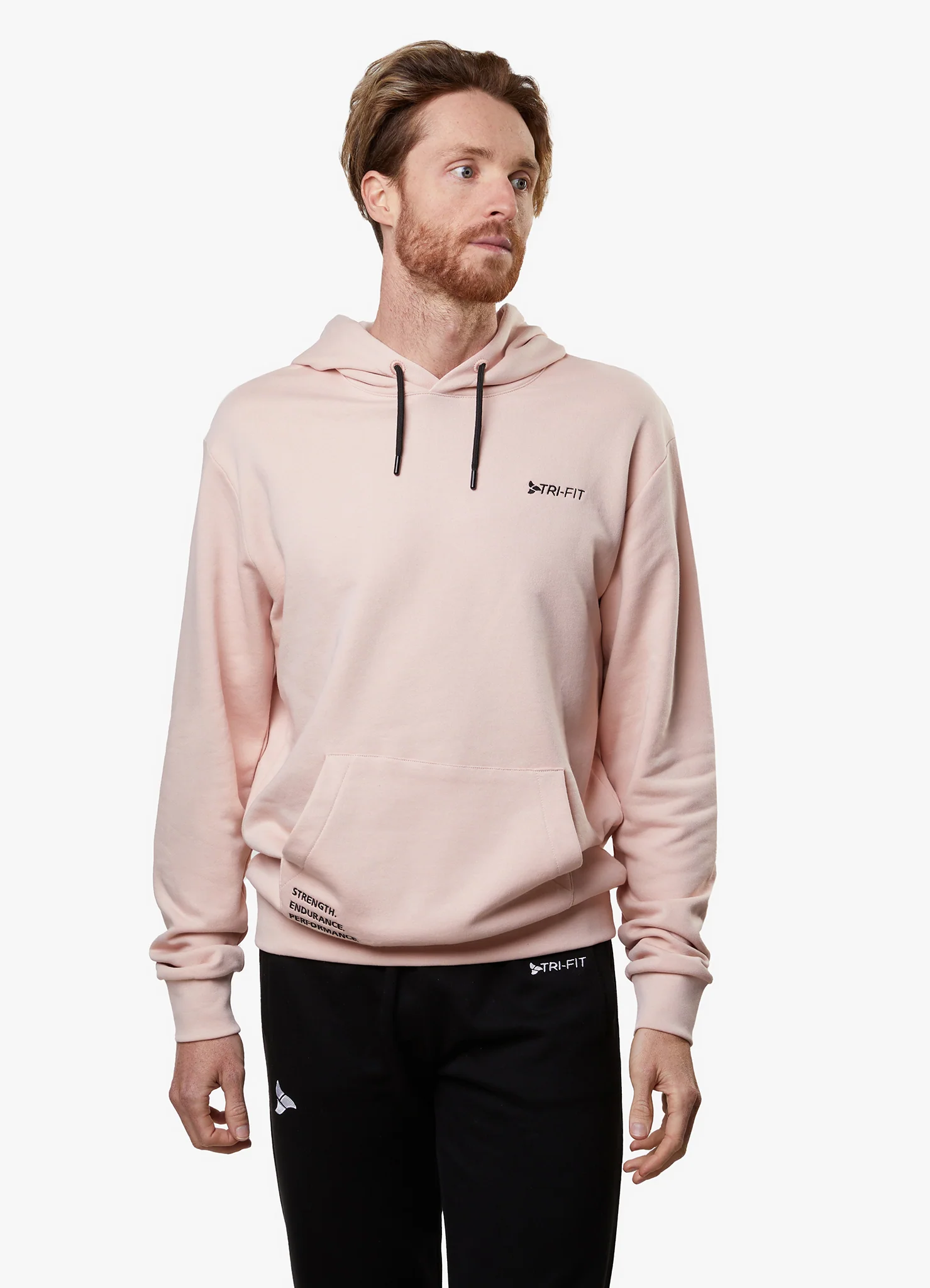 HOODIE DUSTY PINK - Men's