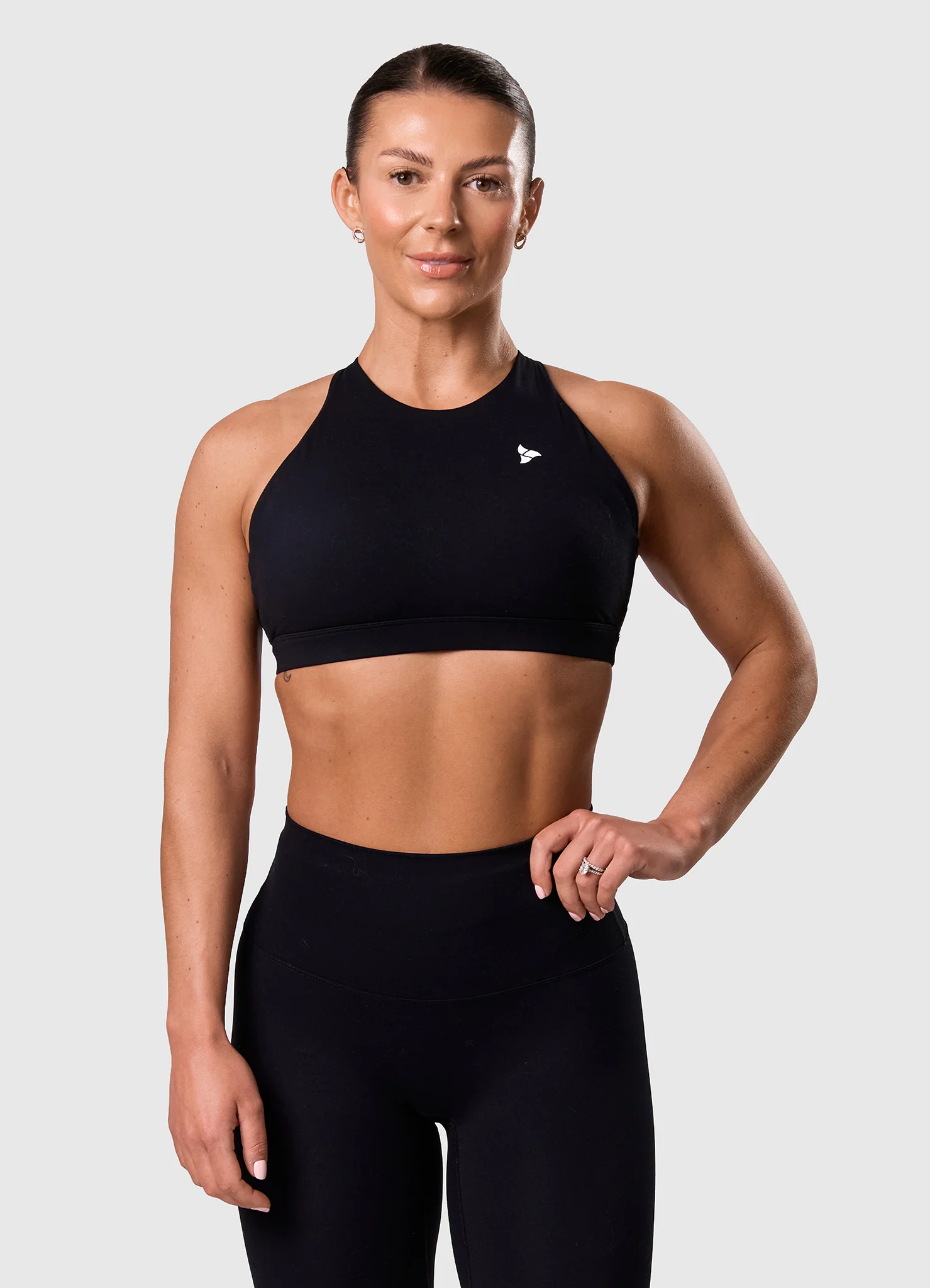 ROXI High Neck Sports Bra BLACK EDITION - Image 5