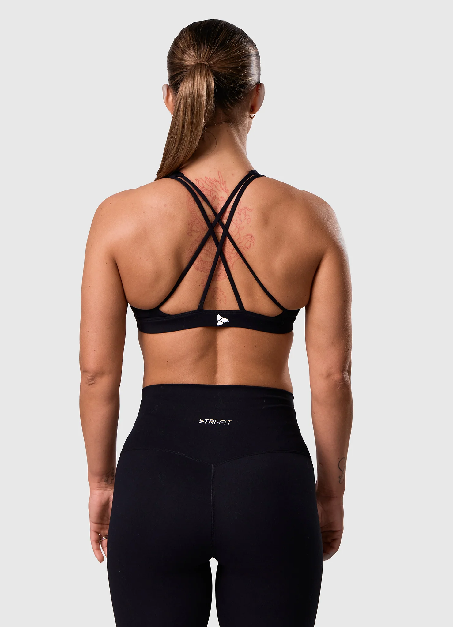ROXI High Neck Sports Bra BLACK EDITION - Image 8