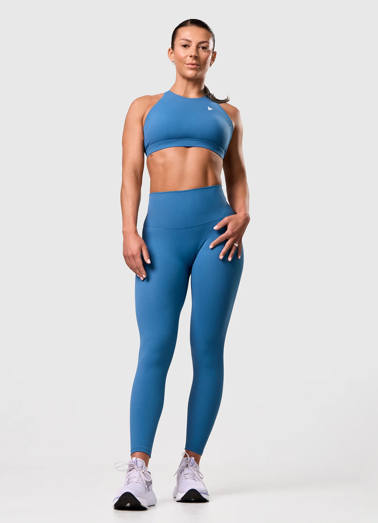 ROXI High Neck Sports Bra TEAL - Image 4