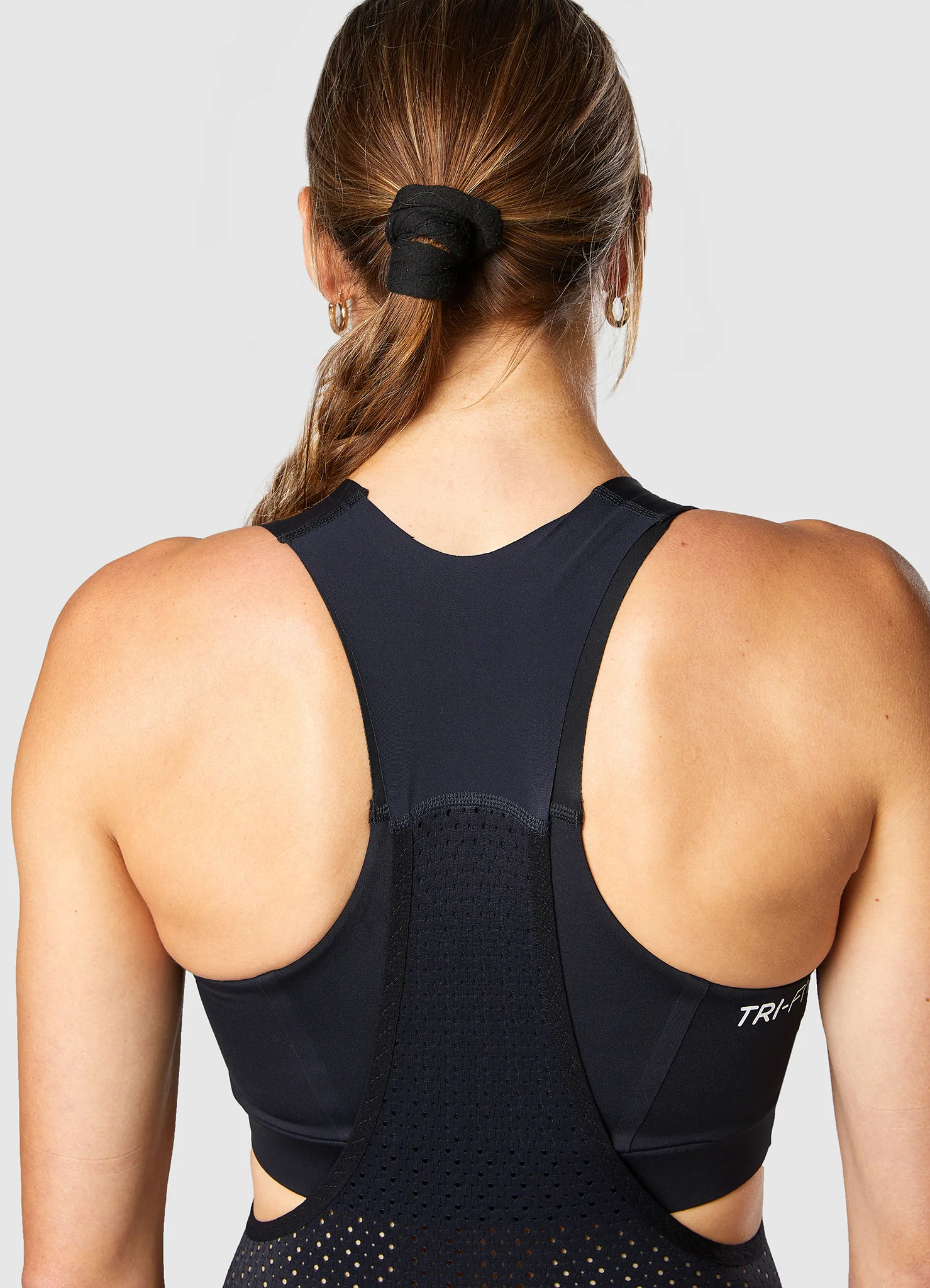 TRI-FIT SYKL PRO SKIN Black Bib Shorts Women's - Image 10