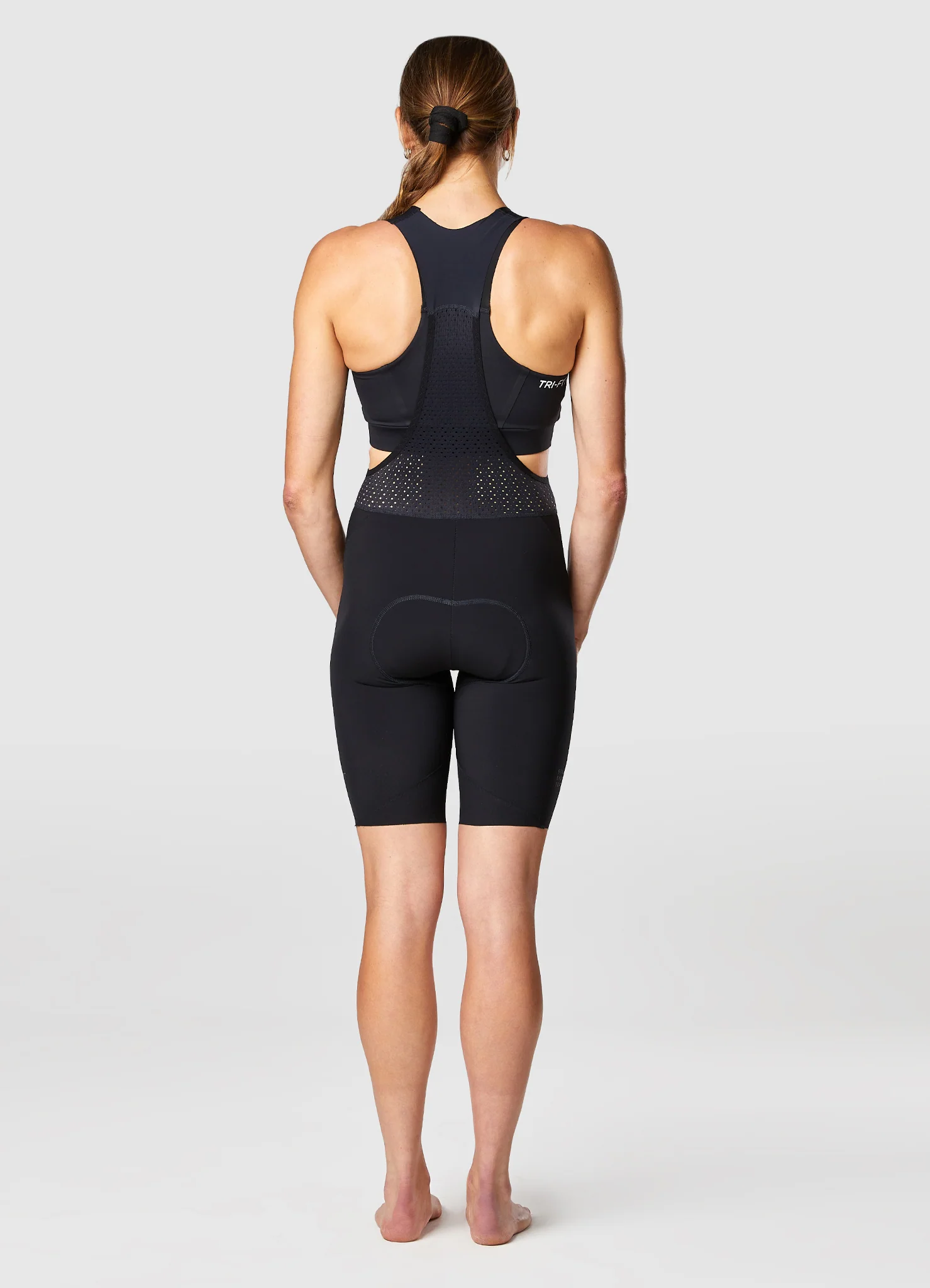 TRI-FIT SYKL PRO SKIN Black Bib Shorts Women's - Image 4