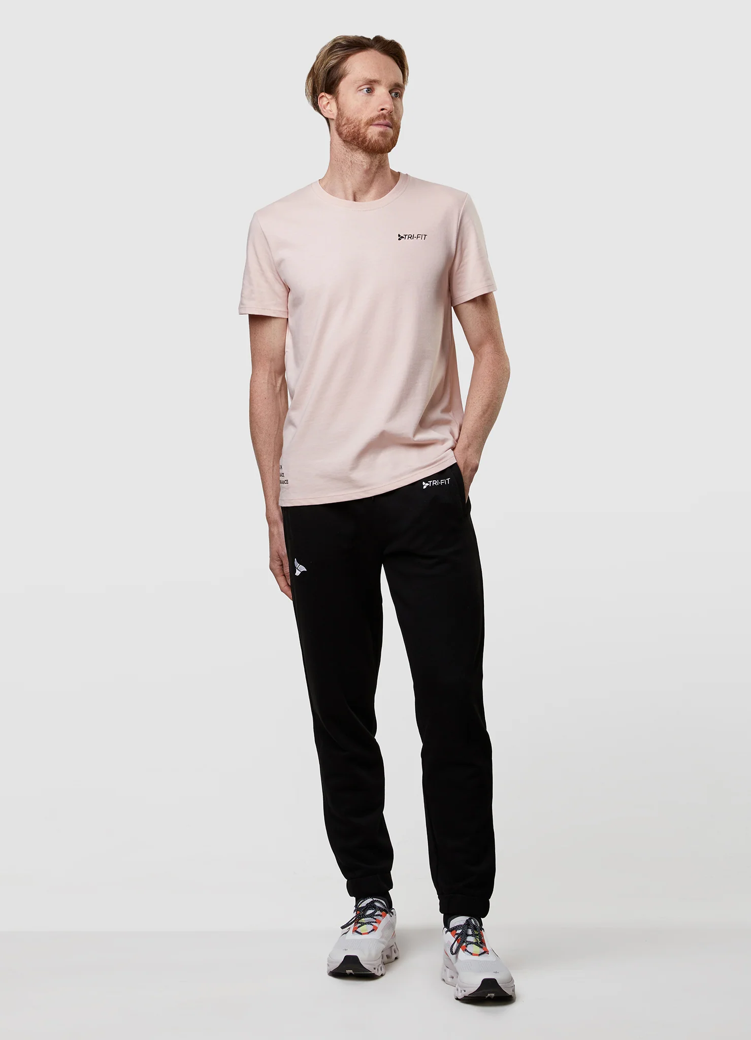 T-SHIRT DUSTY PINK - Men's - Image 3