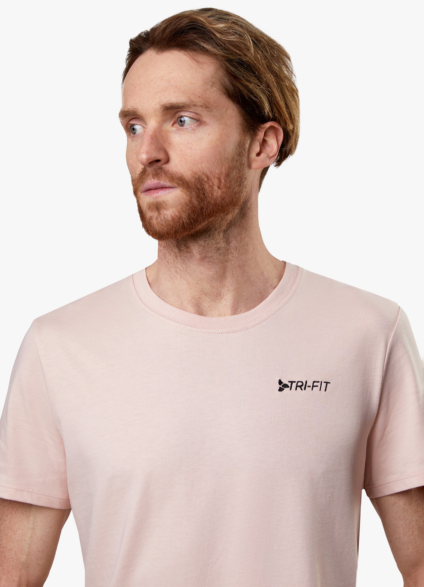 T-SHIRT DUSTY PINK - Men's - Image 4